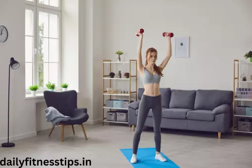 Home workout for woman