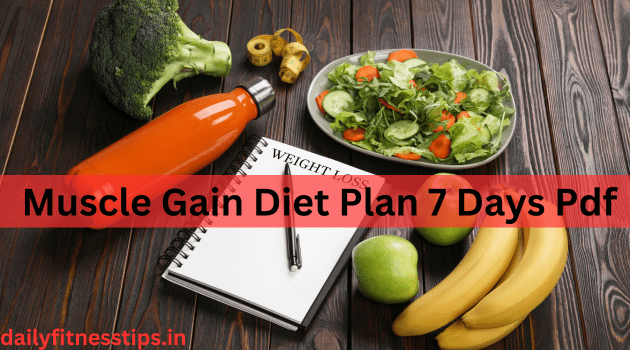 Muscle Gain Diet Plan 7 Days PDF